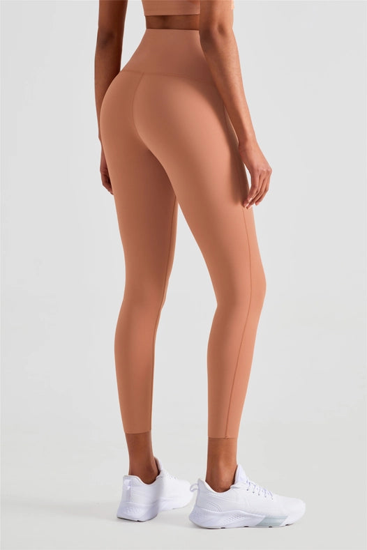Esther Lycra® Seamless High Waist Leggings Terracotta-Leggings-91thelabel-S-Urbanheer