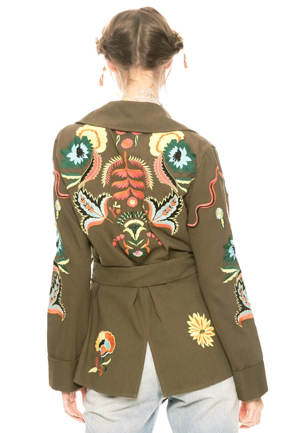 Estrella Embroidered Jacket-Jacket-Aratta-M-Urbanheer