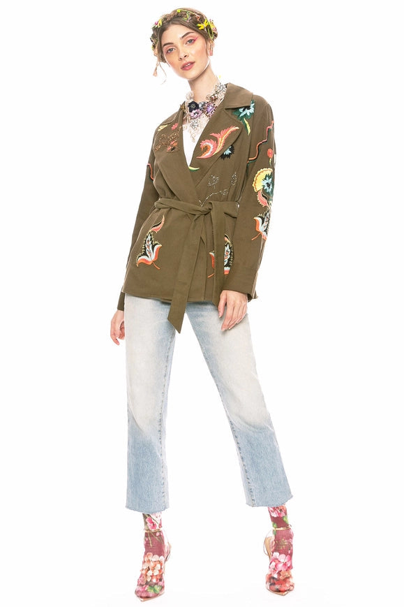 Estrella Embroidered Jacket-Jacket-Aratta-M-Urbanheer