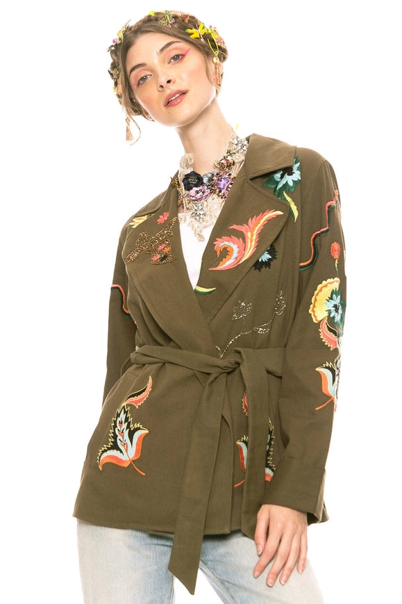 Estrella Embroidered Jacket-Jacket-Aratta-M-Urbanheer