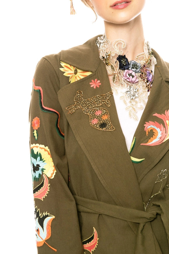 Estrella Embroidered Jacket-Jacket-Aratta-M-Urbanheer