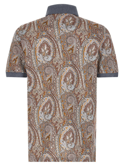 Etro Arnica Paisley Polo Shirt