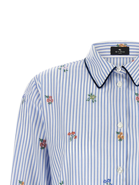 Etro Floral Embroidery Shirt