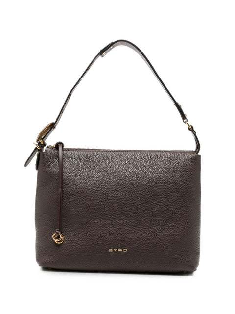 Etro Medium Leather Hobo Bag