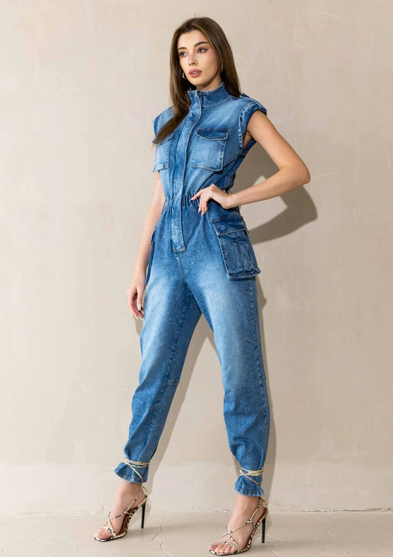 Eva Jumpsuit-Jumpsuit-Vibrant M.i.U-S-Medium Stone-Urbanheer