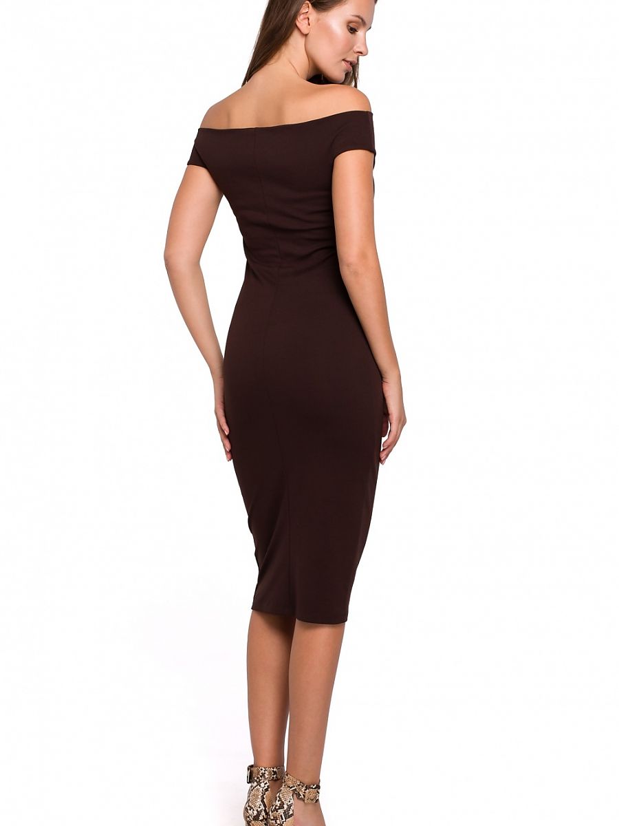 Evening dress women outfit 138549 Makover-Evening Dresses-Makover-brown-L-Urbanheer