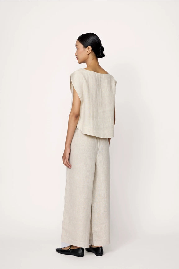Everyday Pant- Organic Natural Linen-Pant-LAUDE the Label-XS-Natural-Urbanheer