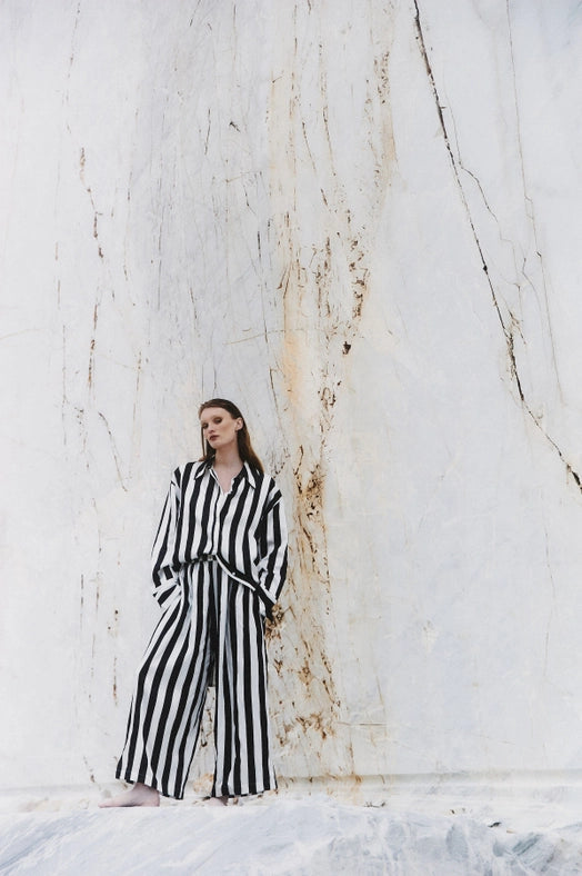 Evolve Silk Trousers-Trousers-A Perfect Nomad-S-STRIPE-Urbanheer