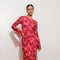 Exclusive Floral Print Bell Sleeve Maxi Dress-Dress-Pretty Garbage-S-Red-Urbanheer