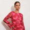 Exclusive Floral Print Bell Sleeve Maxi Dress-Dress-Pretty Garbage-S-Red-Urbanheer