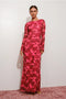 Exclusive Floral Print Bell Sleeve Maxi Dress-Dress-Pretty Garbage-S-Red-Urbanheer