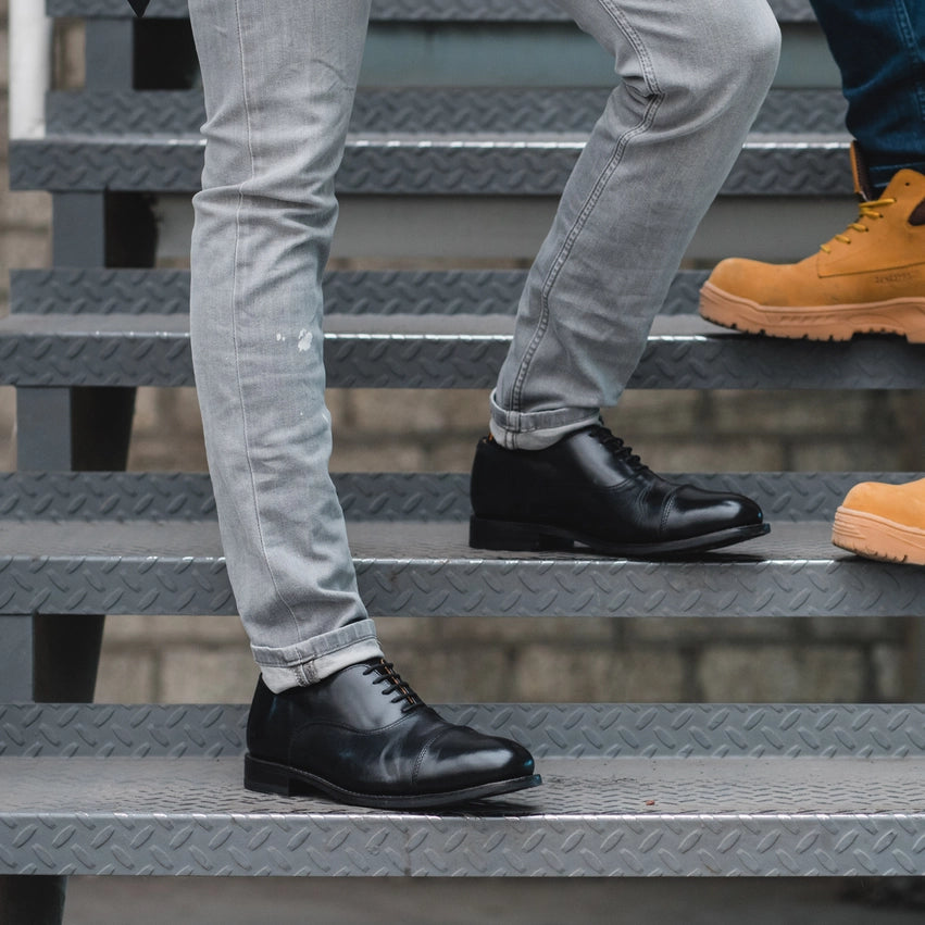 Executive Steel Toe Shoe Ceo Black-Shoe-PROXON PREMIUM WORKWEAR-6-Urbanheer