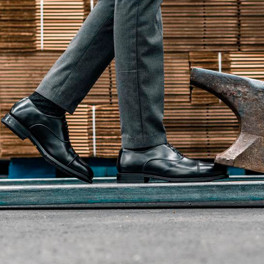 Executive Steel Toe Shoe Ceo Black-Shoe-PROXON PREMIUM WORKWEAR-6-Urbanheer