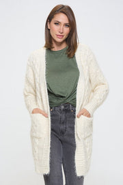 Extra Soft Knit Open Front Cardigan with Pockets-New Arrival-Reneecollection-Small-IVORY-Urbanheer