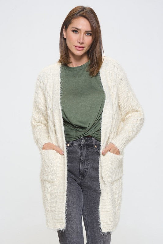 Extra Soft Knit Open Front Cardigan with Pockets-New Arrival-Reneecollection-Small-IVORY-Urbanheer