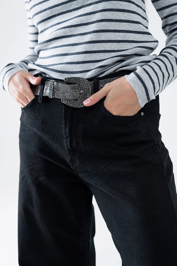 Extra Wide Leg Trousers in Black-Pants-Q2-L-Black-Urbanheer