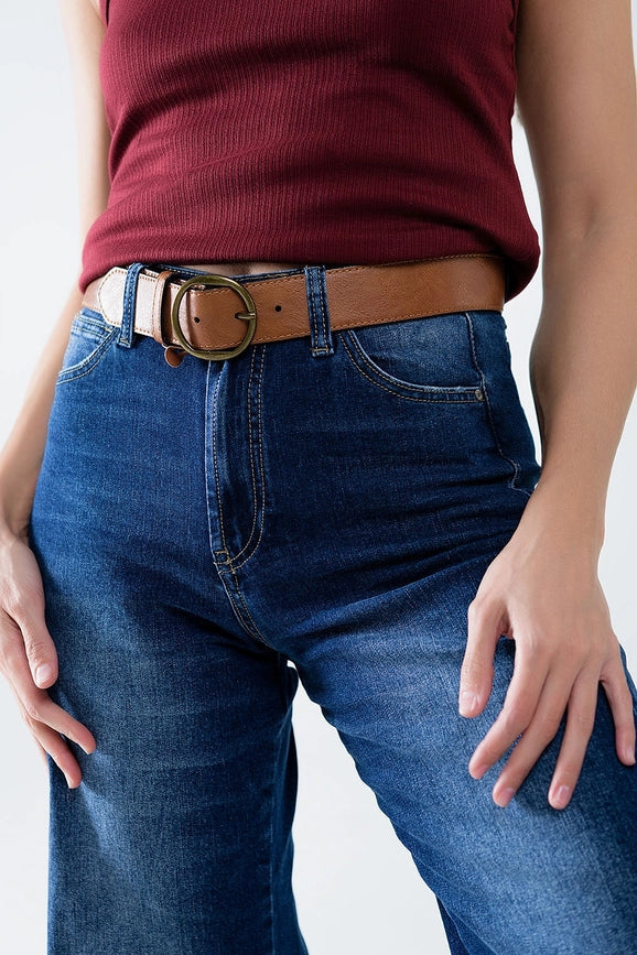 Extra Wide Leg Washed Denim with Side Seam-Jeans-Q2-XS-Blue-Urbanheer