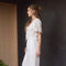 Eyelet Trim Front Tie Blouse and Wide Leg Pant Set WHITE-Set-Moon River-XS-WHITE-Urbanheer