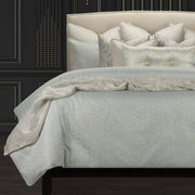 F Scott Fitzgerald Star Attraction Mist Luxury Bedding Set-Set-Siscovers-California King-Blue-Urbanheer