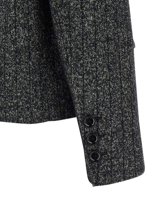 Dolce & Gabbana Striped Wool Blazer
