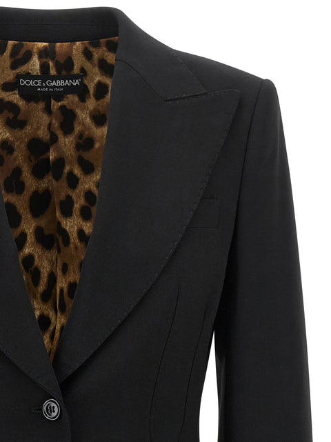 Dolce & Gabbana Black Turlington Blazer