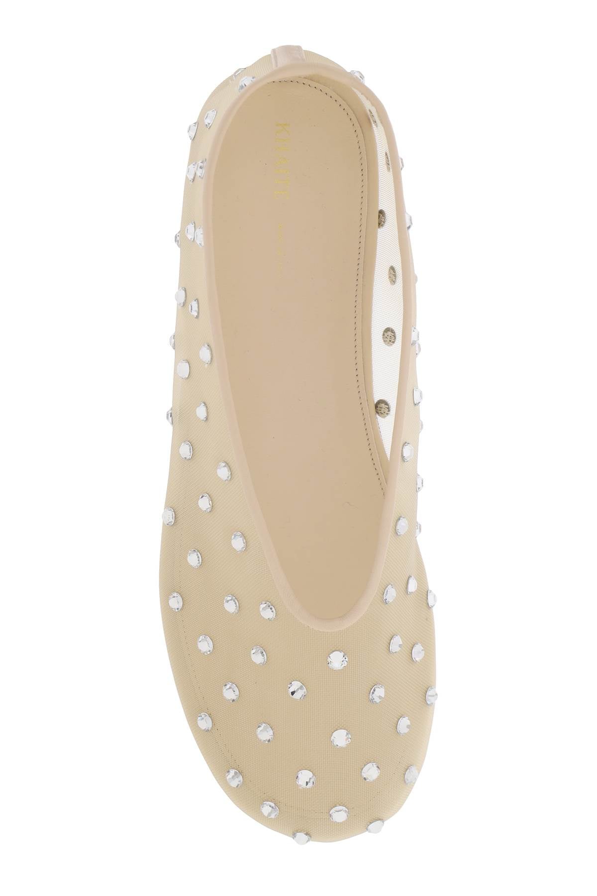 Khaite Marcy Mesh Ballet Flats With Swarovski Crystals-Khaite-36-Urbanheer