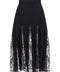 Dolce & Gabbana Charmeuse Skirt With Lace