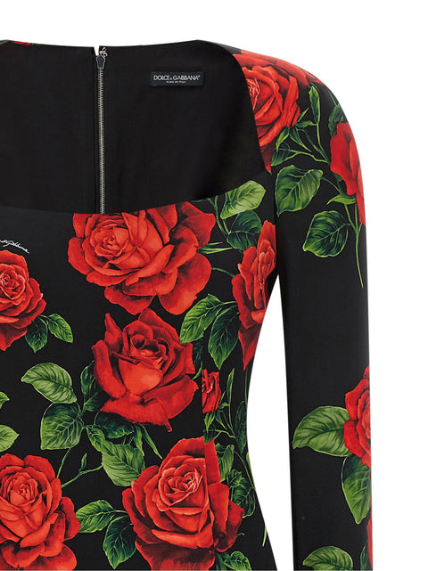 Dolce & Gabbana Rose Longuette Dress