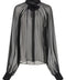 Dolce & Gabbana Chiffon Blouse With Flower