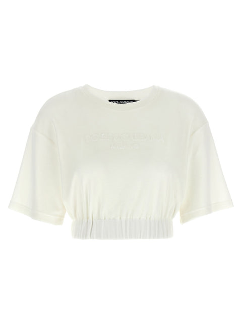 Dolce & Gabbana Logo Chenille Top