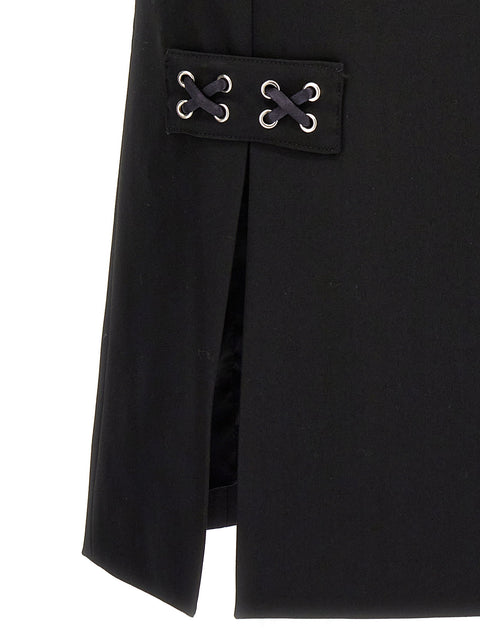 Alessandra Rich Lace-up Skirt