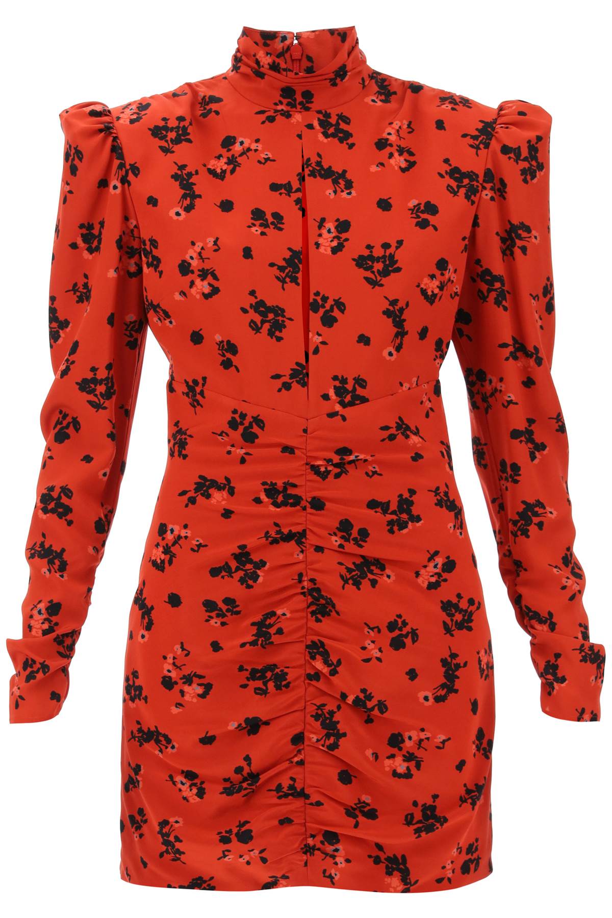 Alessandra Rich High-Neck Floral Mini Dress-Alessandra Rich-42-Urbanheer
