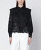 FARM Rio Black Richelieu cotton blouse
