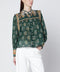 FARM Rio Tayla green cotton blouse