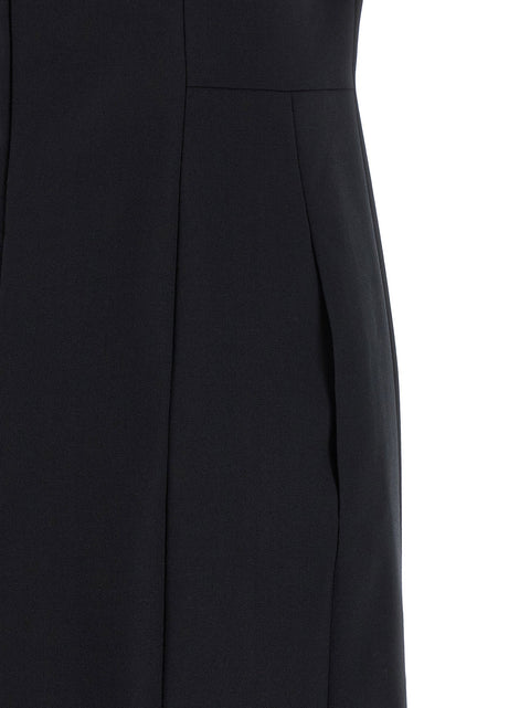 Thom Browne Polo Dress With Intarsia And Rwb Detail