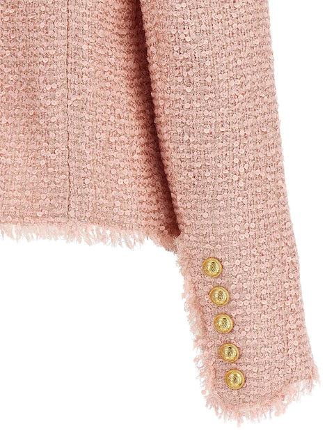 Balmain Sequin Tweed Blazer