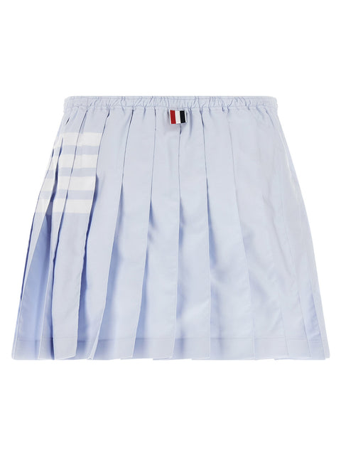 Thom Browne 4-bar Oxford Pleated Skirt