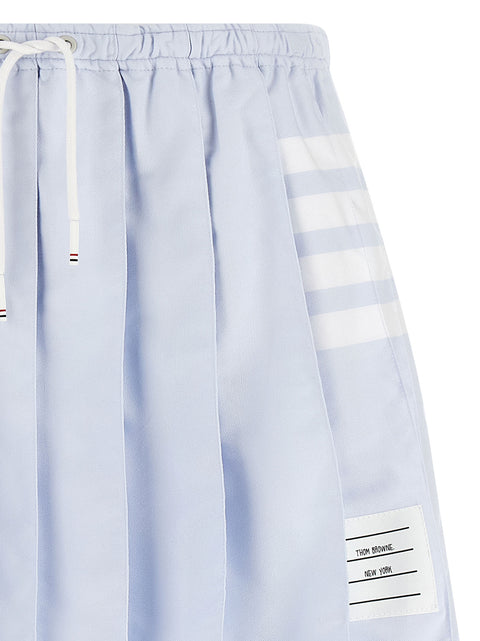 Thom Browne 4-bar Oxford Pleated Skirt