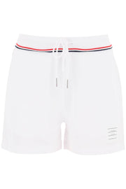 Thom Browne Sweatshorts In Cotton-THOM BROWNE-White-40-Urbanheer