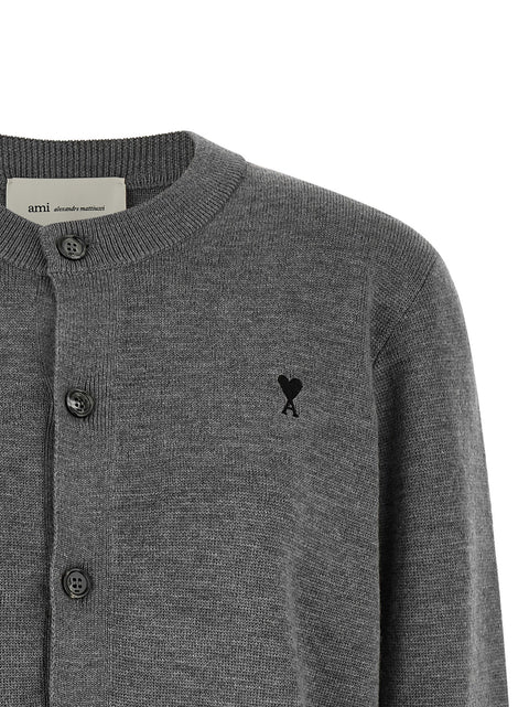 Ami Paris Ami De Coeur Cardigan