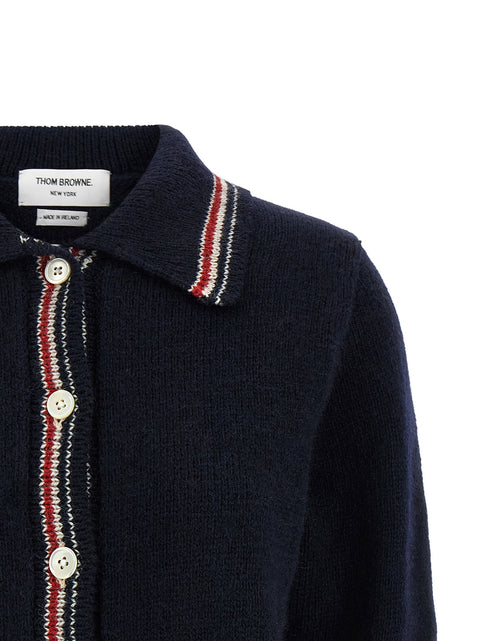 Thom Browne Hector Intarsia Cardigan