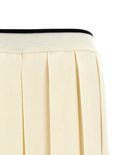 Thom Browne Knitted Pleated Skirt