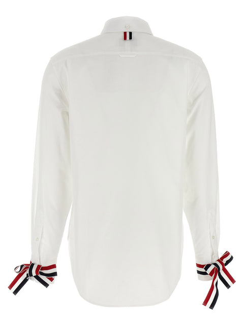 Thom Browne Rwb Tape Cuffs Shirt