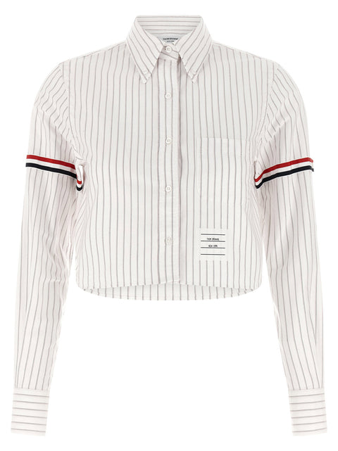 Thom Browne 4bar Cropped Shirt