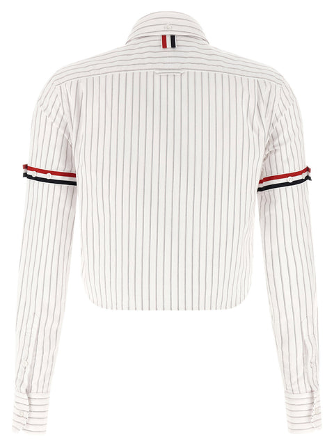Thom Browne 4bar Cropped Shirt