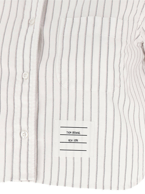 Thom Browne 4bar Cropped Shirt