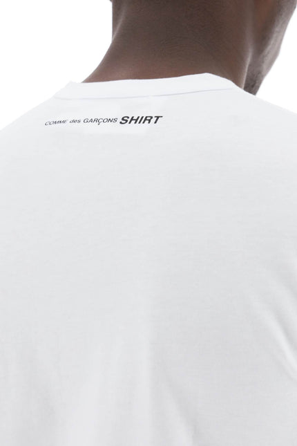 Comme des garcons shirt logo print t-shirt White-T-Shirt-COMME DES GARCONS SHIRT-Urbanheer