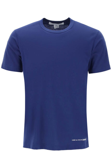 Comme des garcons shirt logo print t-shirt Blue-T-Shirt-COMME DES GARCONS SHIRT-S-Urbanheer