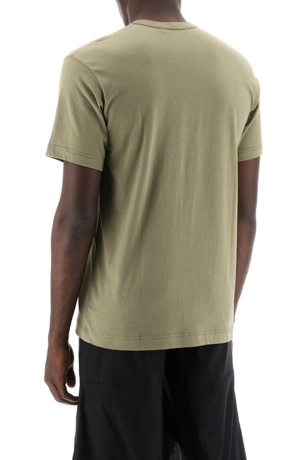 Comme des garcons shirt logo print t-shirt Khaki-T-Shirt-COMME DES GARCONS SHIRT-Urbanheer