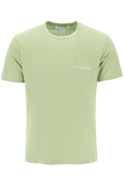 Comme des garcons shirt logo print t-shirt Green-T-Shirt-COMME DES GARCONS SHIRT-S-Urbanheer